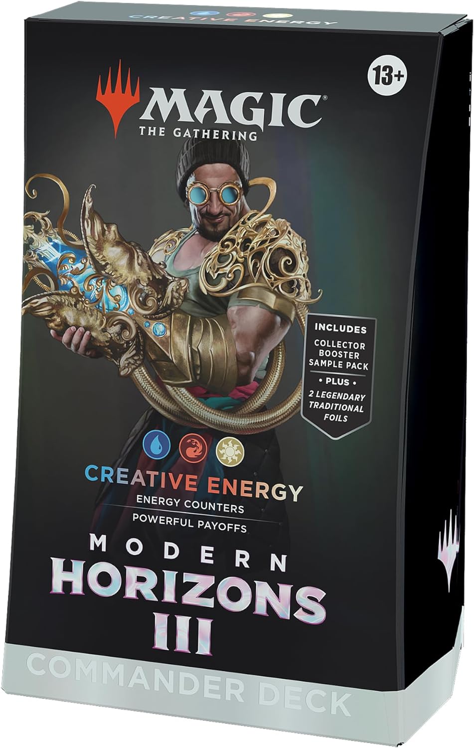 PRE-ORDER: Modern Horizons 3 Commander Deck - Creative Energy (100-Card Deck, 2-Card Collector Booster Sample Pack + Accessories), Trading Cards made by Exit 23 Games. Exit 23 Games 