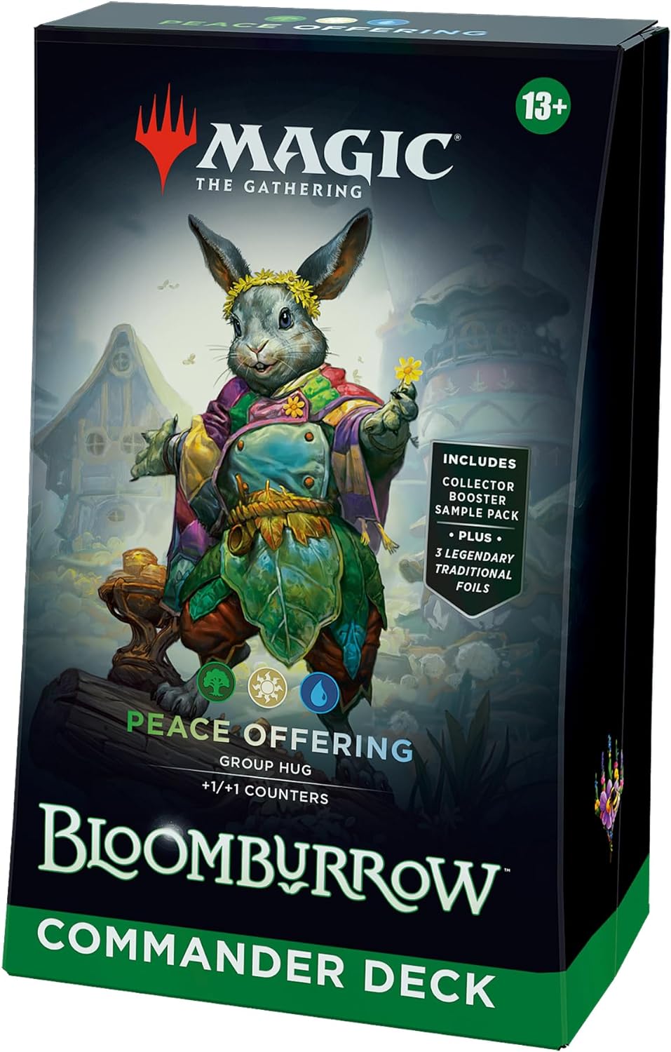 PRE-ORDER: Bloomburrow Commander Deck - Peace Offering (100-Card Deck, 2-Card Collector Booster Sample Pack + Accessories) Magic: The Gathering, Trading Cards made by Magic The Gathering. Exit 23 Games 