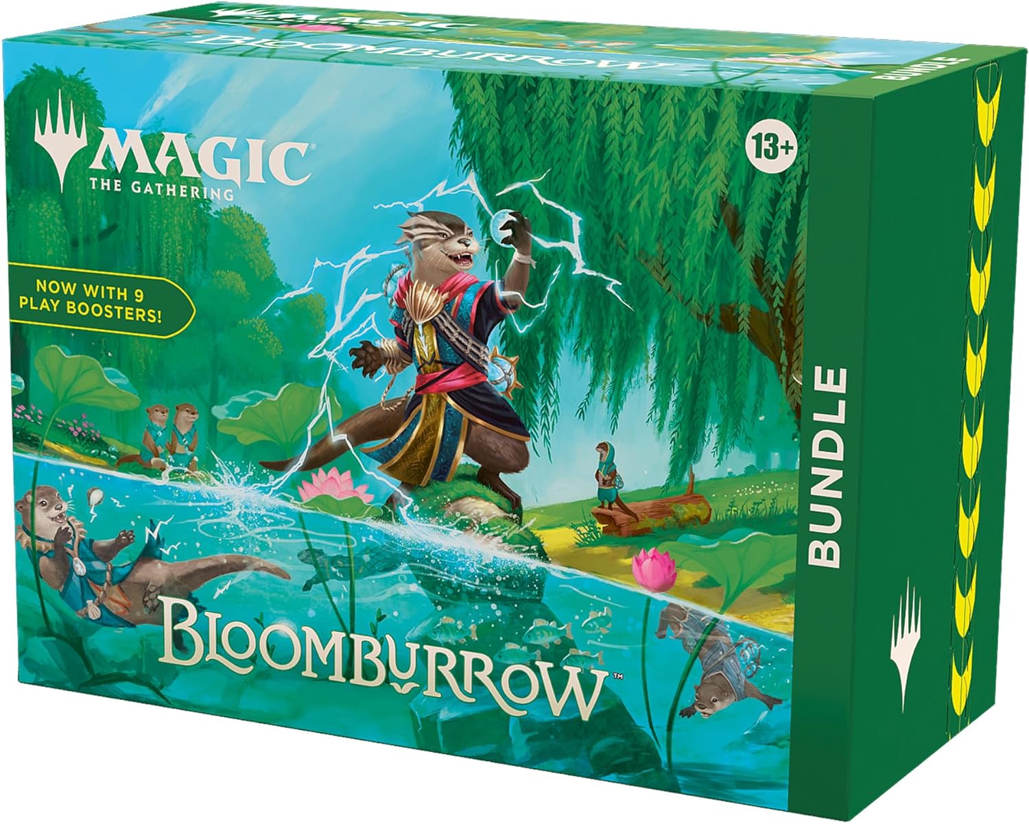 PRE-ORDER: Bloomburrow Bundle - 9 Play Boosters, 30 Land cards + Exclusive Accessories. Magic: The Gathering, Trading Cards made by Magic The Gathering. Exit 23 Games 
