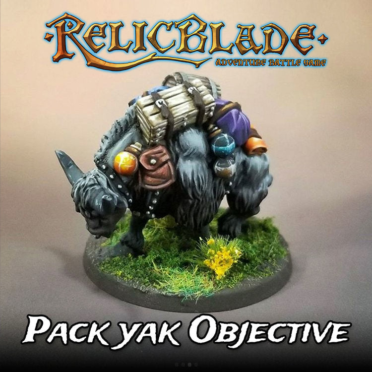 Pak Yak Relicblade Objective Miniature Metal King Studio Exit 23 Games Pak Yak Relicblade Objective