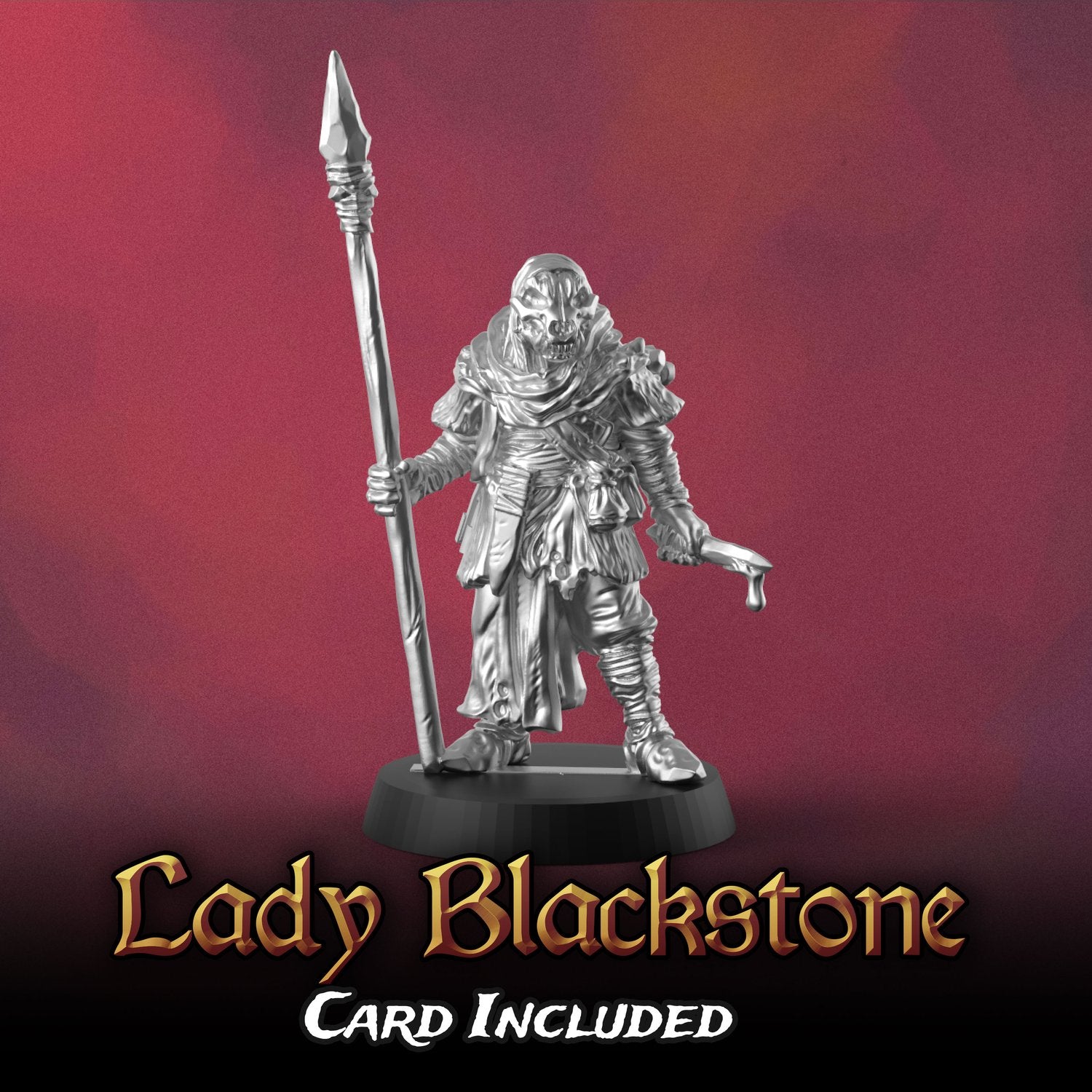 Paragon: Lady Blackstone Miniature Metal King Studio Exit 23 Games Paragon: Lady Blackstone