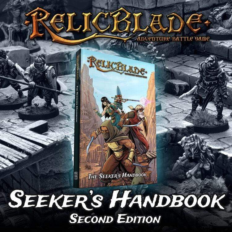 Relicblade: The Seeker&#39;s Handbook 2nd Edition Book Metal King Studio Exit 23 Games Relicblade: The Seeker&#39;s Handbook 2nd Edition