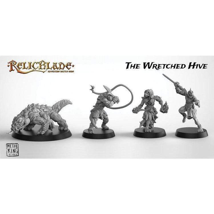 The Wretched Hive Faction Set Miniature Metal King Studio Exit 23 Games The Wretched Hive Faction Set