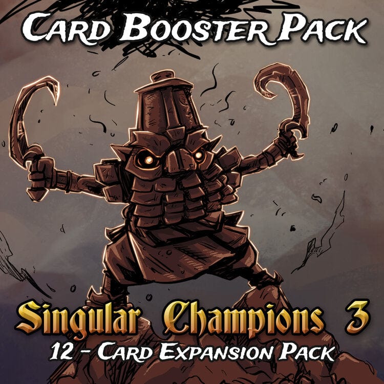 Singular Champions: Volume Three 12-Card Expansion (Physical)  Metal King Studio Exit 23 Games Singular Champions: Volume Three 12-Card Expansion (Physical)