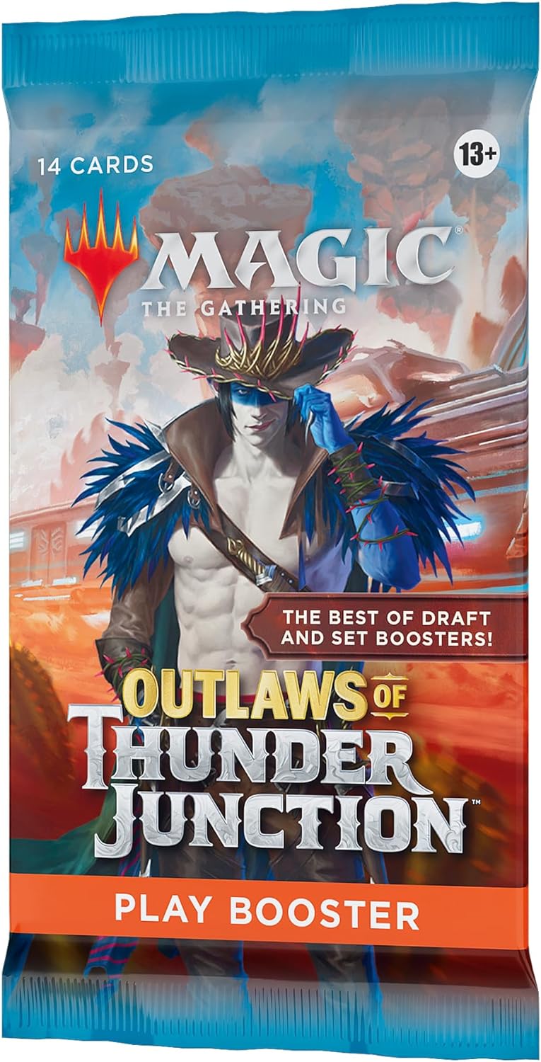 Sealed Magic: The Gathering Outlaws of Thunder Junction Play Booster - 14 Cards trading card game product