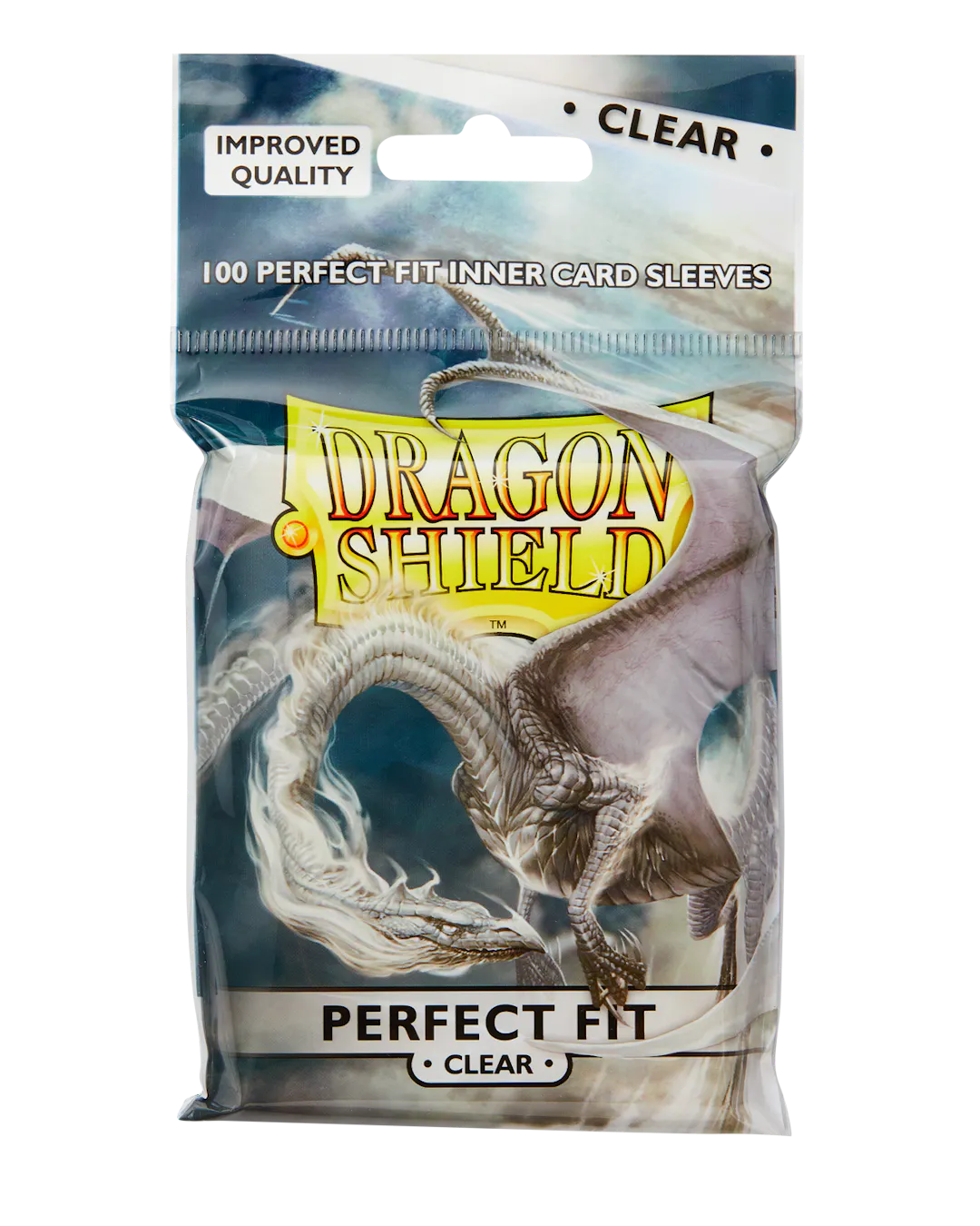 Dragon Shield - Perfect Fit Toploaders Standard Size Sleeves 100pk - Clear,  made by Dragon Shield. Exit 23 Games 