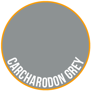 Pot of Two Thin Coats Carcharodon Grey, a UK-made acrylic miniature paint