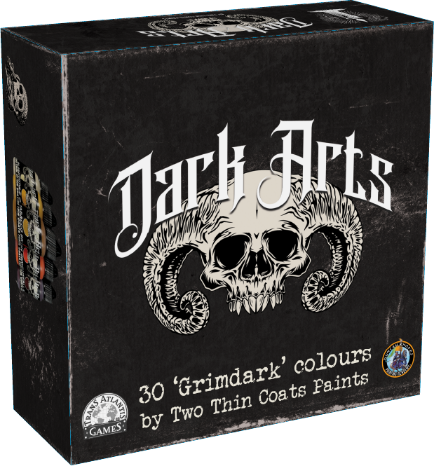 Pot of Two Thin Coats The Dark Arts - Grimdark Paint Bundle, a UK-made acrylic miniature paint