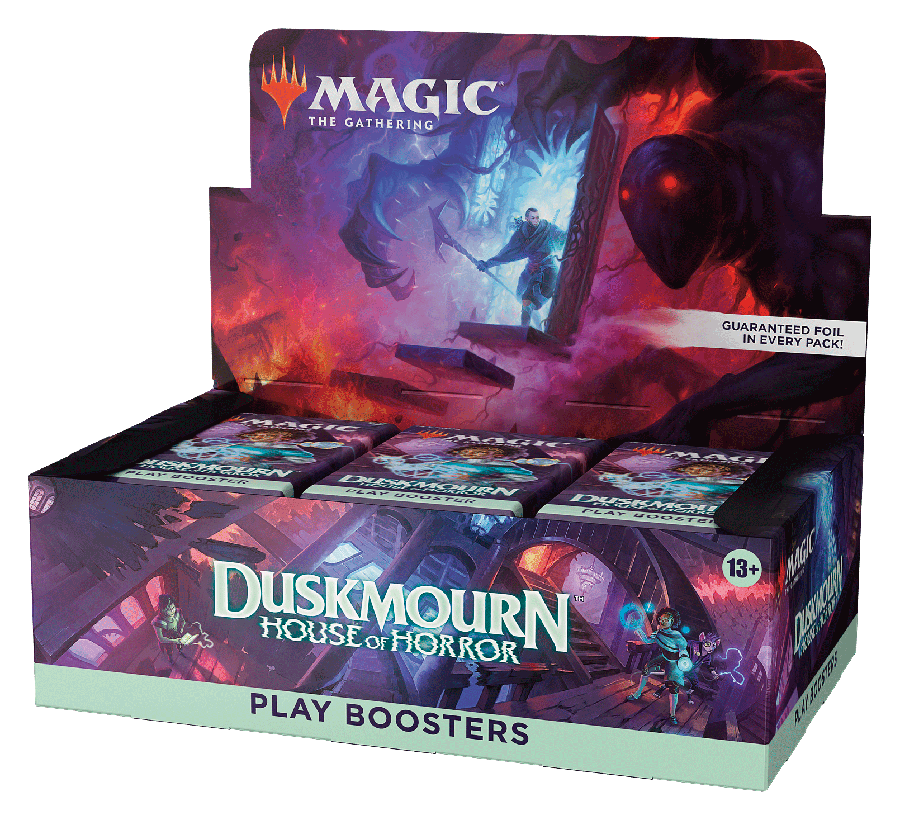 PRE-ORDER: Magic: The Gathering Duskmourn: House of Horror Play Booster Box - 36 Packs (504 MTG Cards), Trading Cards made by Magic The Gathering. Exit 23 Games 