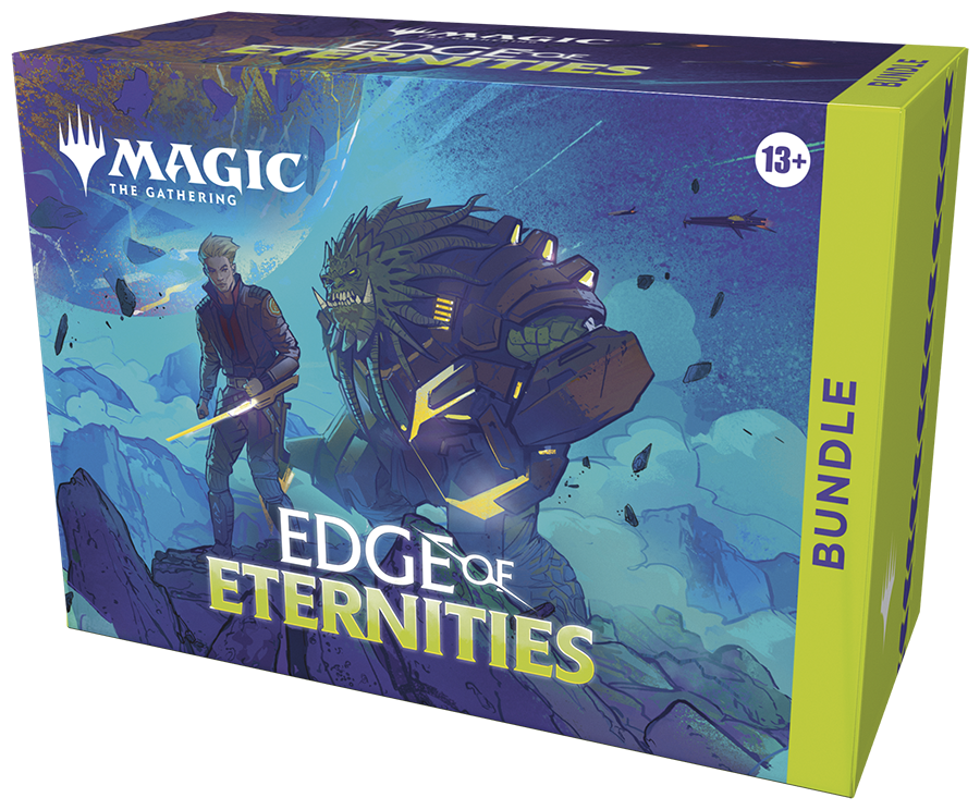 Magic: The Gathering Edge of Eternities Bundle (9 Play Boosters, 30 Lands, 1 Alt-Art Card + Exclusive Accessories)