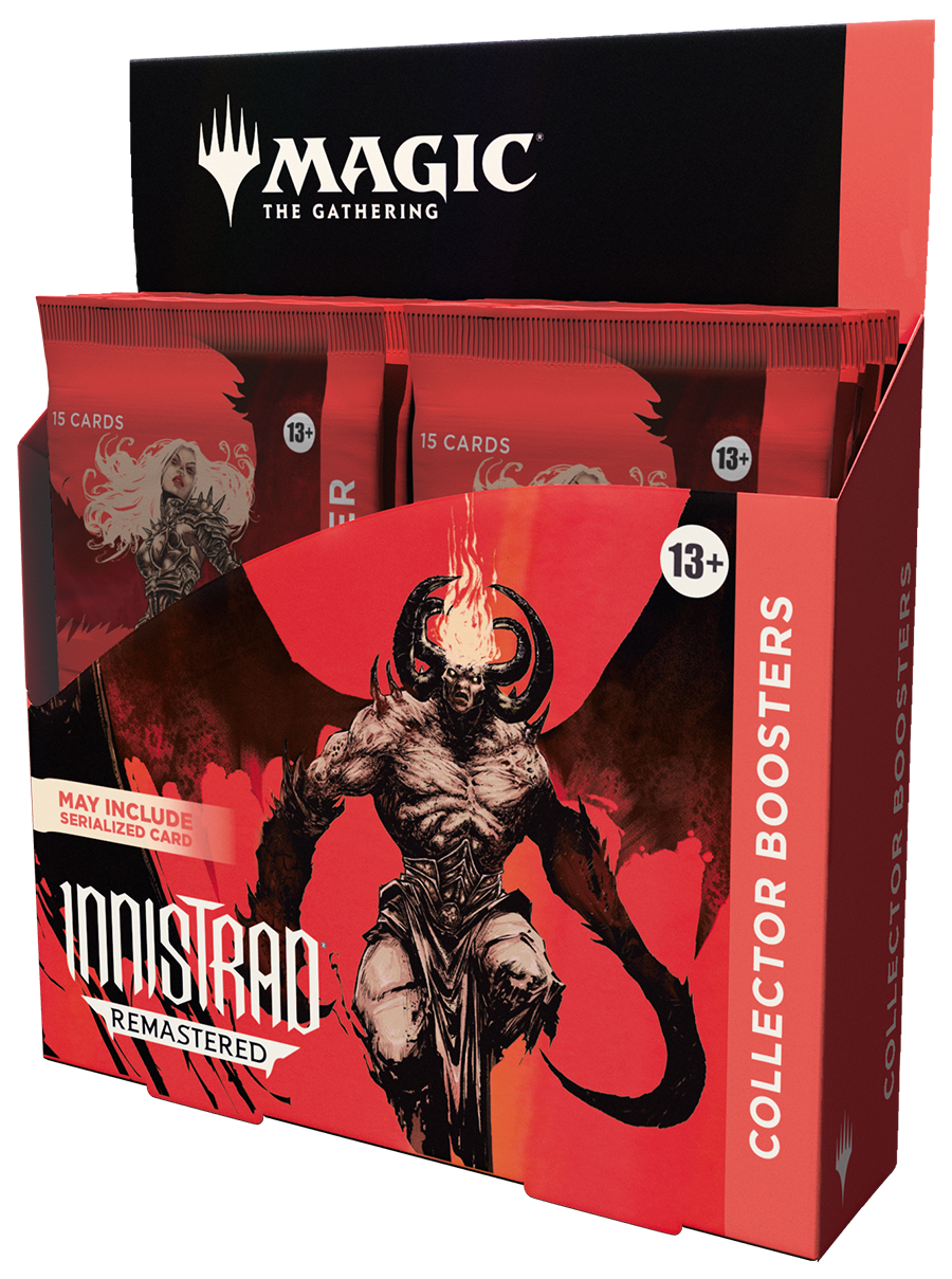 Magic: The Gathering Innistrad Remastered Collector Booster Box - 12 Packs (180 MTG Cards)