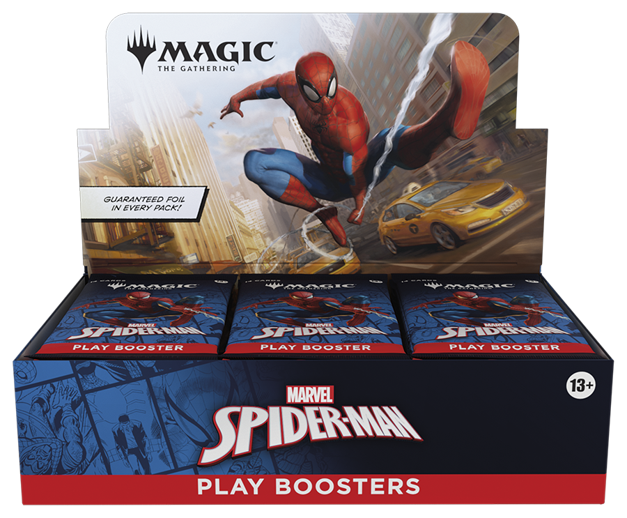 Sealed MTG: Marvel's Spider-Man Play Booster Box trading card game product