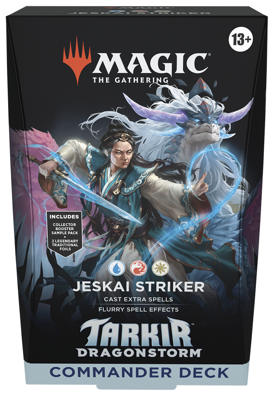 Magic: The Gathering Tarkir: Dragonstorm Commander Deck - Jeskai Strik - Exit 23 Games Magic: The Gathering Tarkir: Dragonstorm Commander Deck - Jeskai Strik - Exit 23 Games