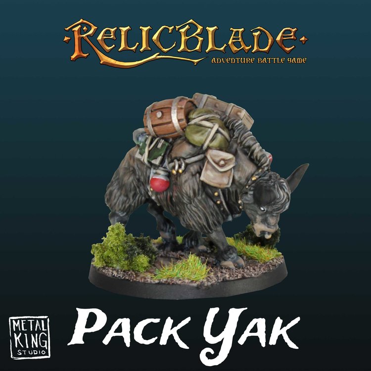 Pak Yak Relicblade Objective Miniature Metal King Studio Exit 23 Games Pak Yak Relicblade Objective