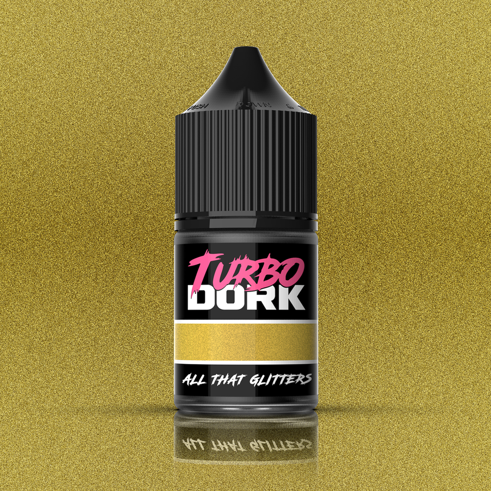 Bottle of Turbo Dork Turbo Dork Gold Soundz Bundle acrylic paint for miniatures