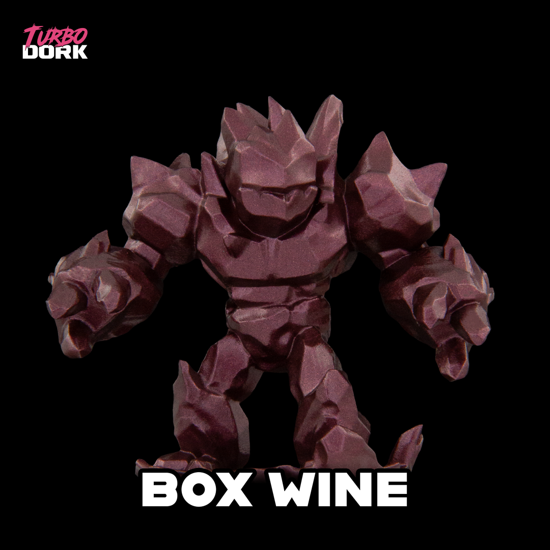 Box Wine Metallic Acrylic Paint