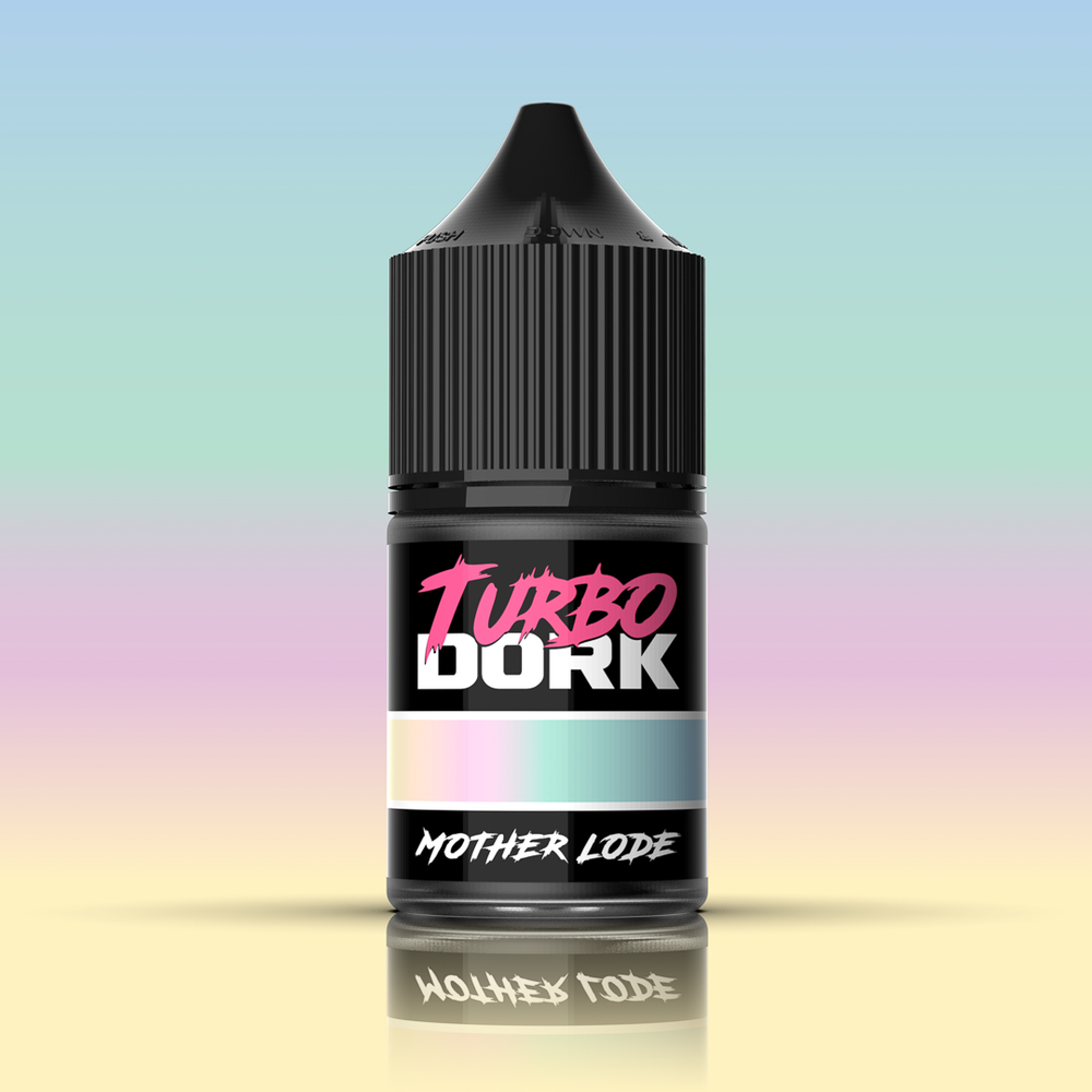 Bottle of Turbo Dork Mother Lode Turboshift Acrylic Paint Turboshift colour-shift paint for miniatures