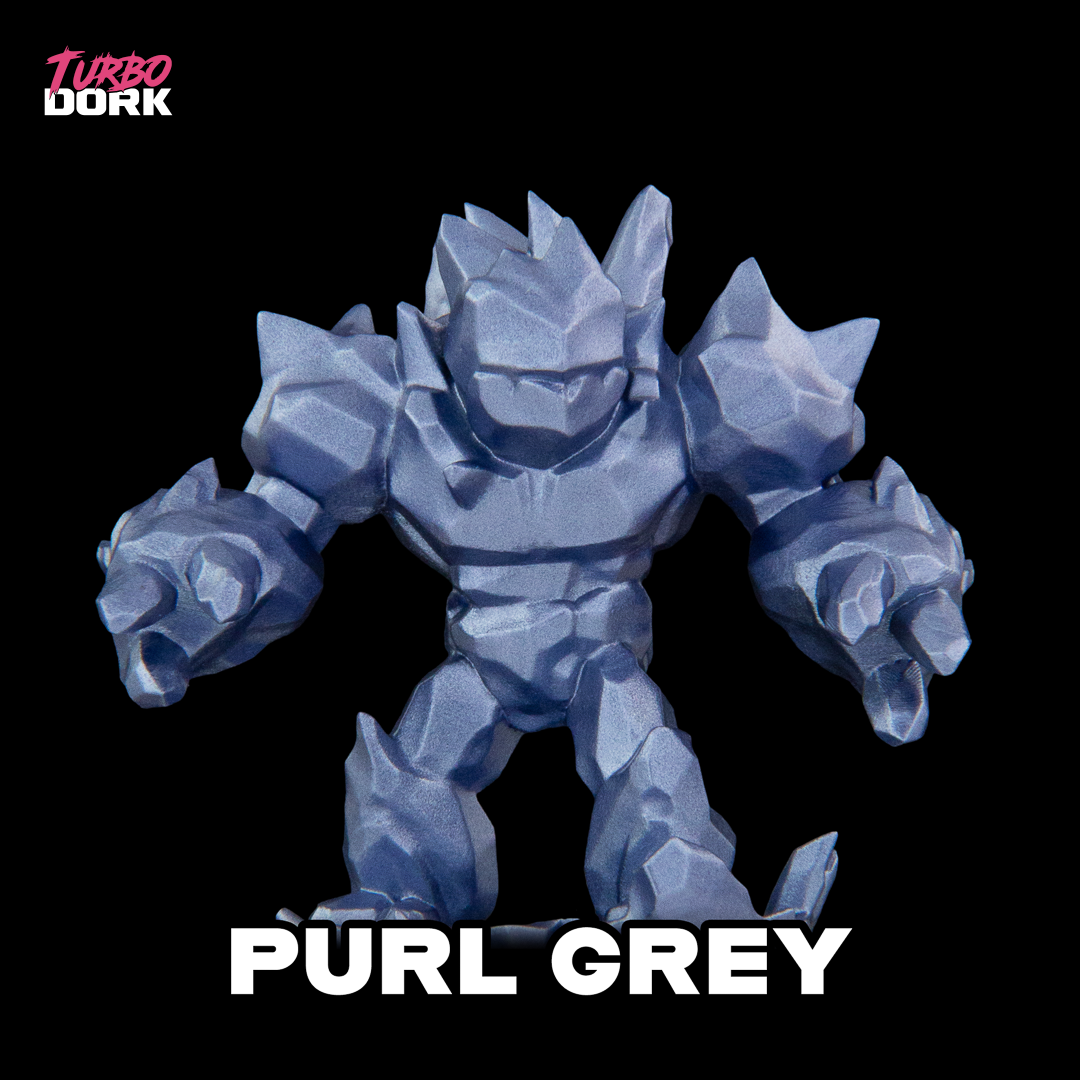 Purl Grey Metallic Acrylic Paint