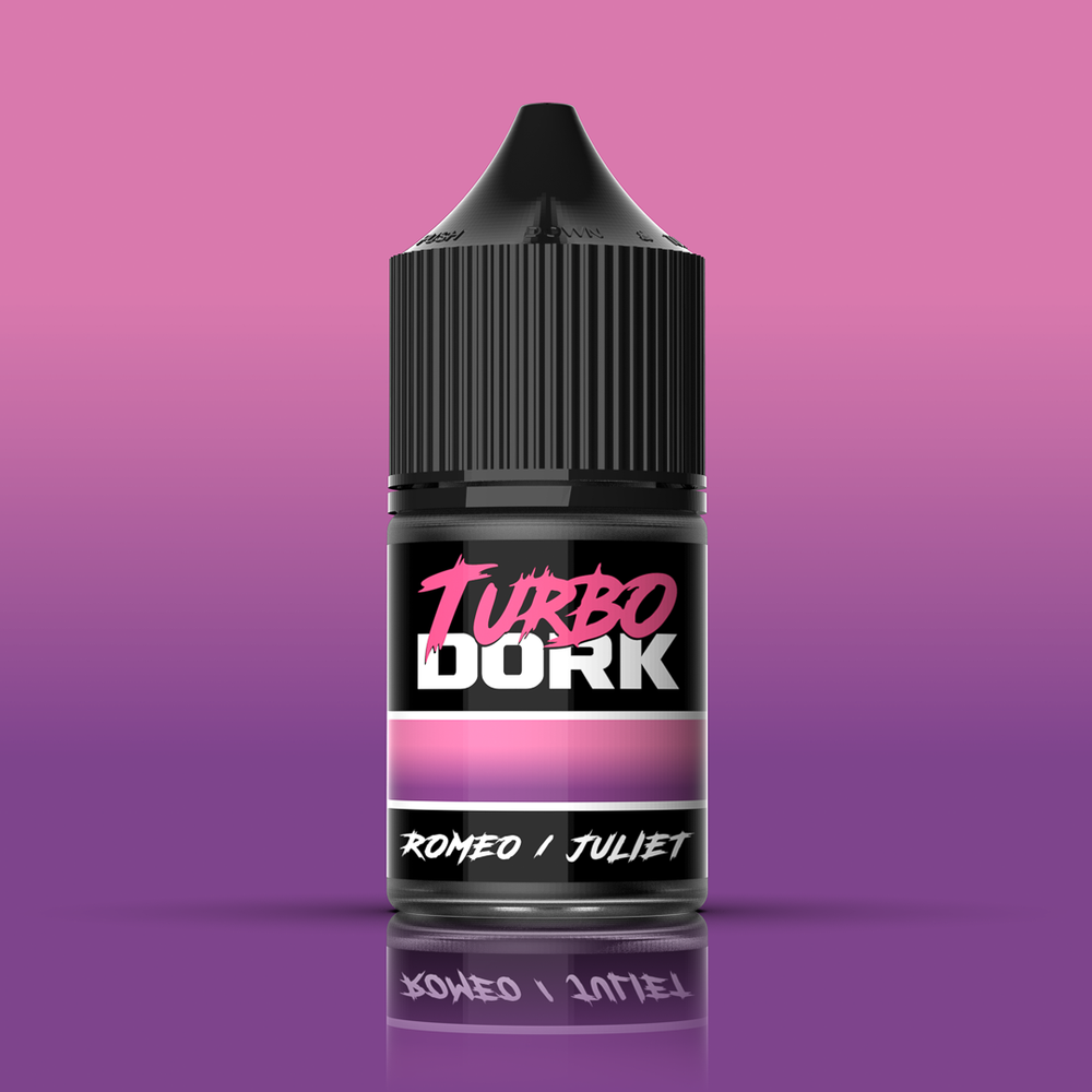 Bottle of Turbo Dork Romeo + Juliet Zenishift Acrylic Paint Zenishift colour-shift paint for miniatures