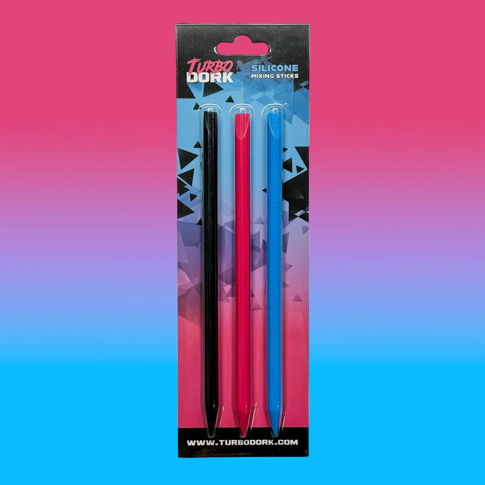 Bottle of Turbo Dork Silicone Mixing Sticks (3 pack) acrylic paint for miniatures