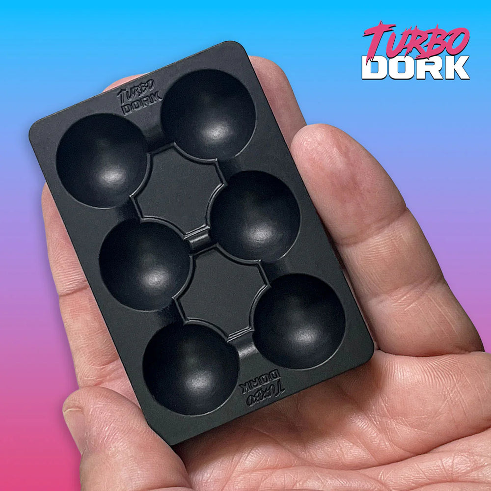 Bottle of Turbo Dork Turbo Dork Small Black Silicone Dry Palette acrylic paint for miniatures