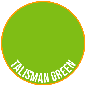 Pot of Two Thin Coats Talisman Green, a UK-made acrylic miniature paint