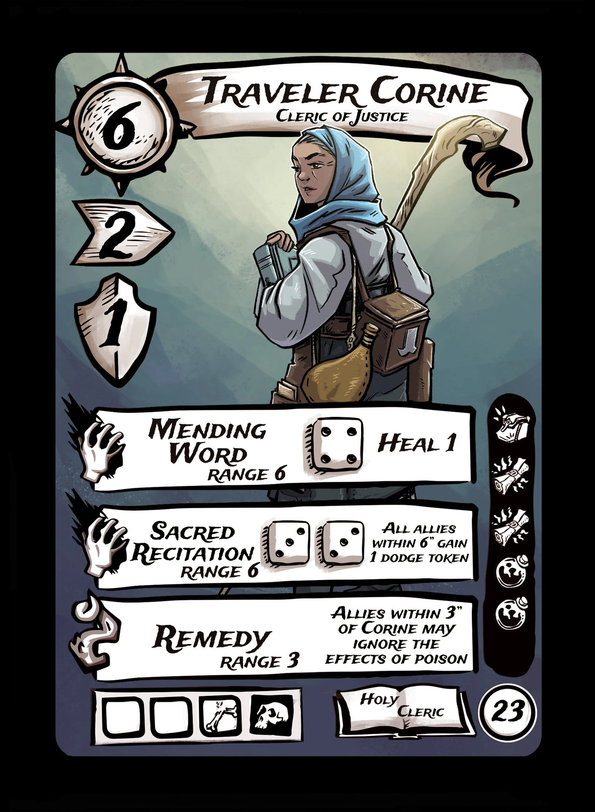 Traveler Corine: Advocate Character