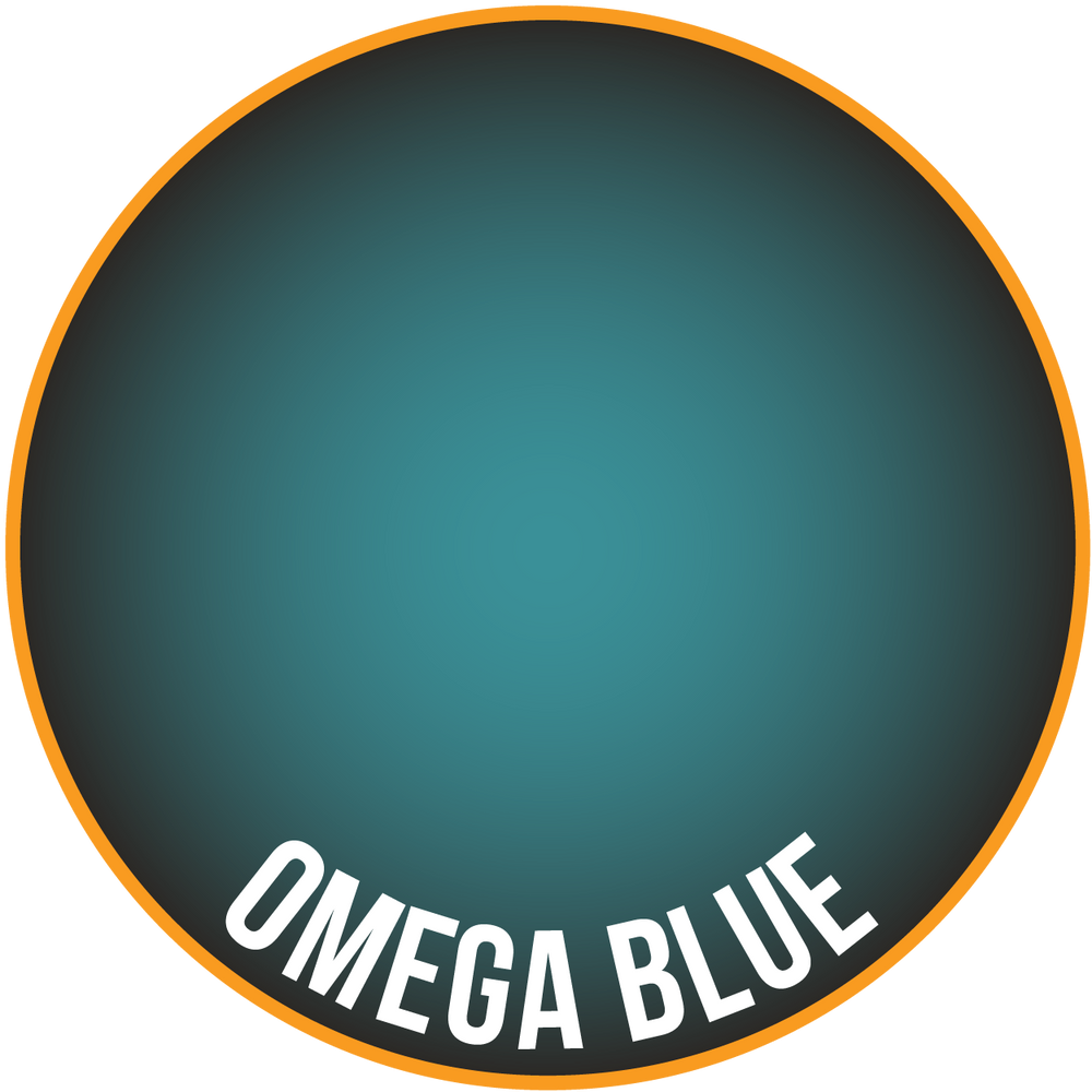 Pot of Two Thin Coats OMEGA BLUE, a UK-made acrylic miniature paint