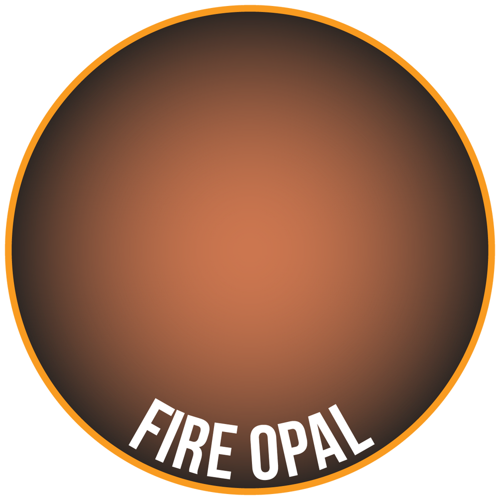 Pot of Two Thin Coats FIRE OPAL, a UK-made acrylic miniature paint