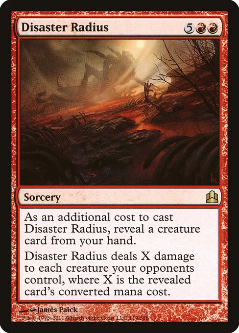 Disaster Radius CMD 119