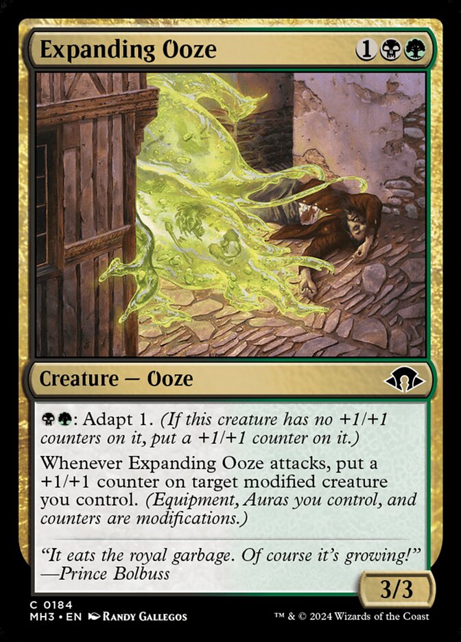 Expanding Ooze, Single Card made by Magic The Gathering. Exit 23 Games 