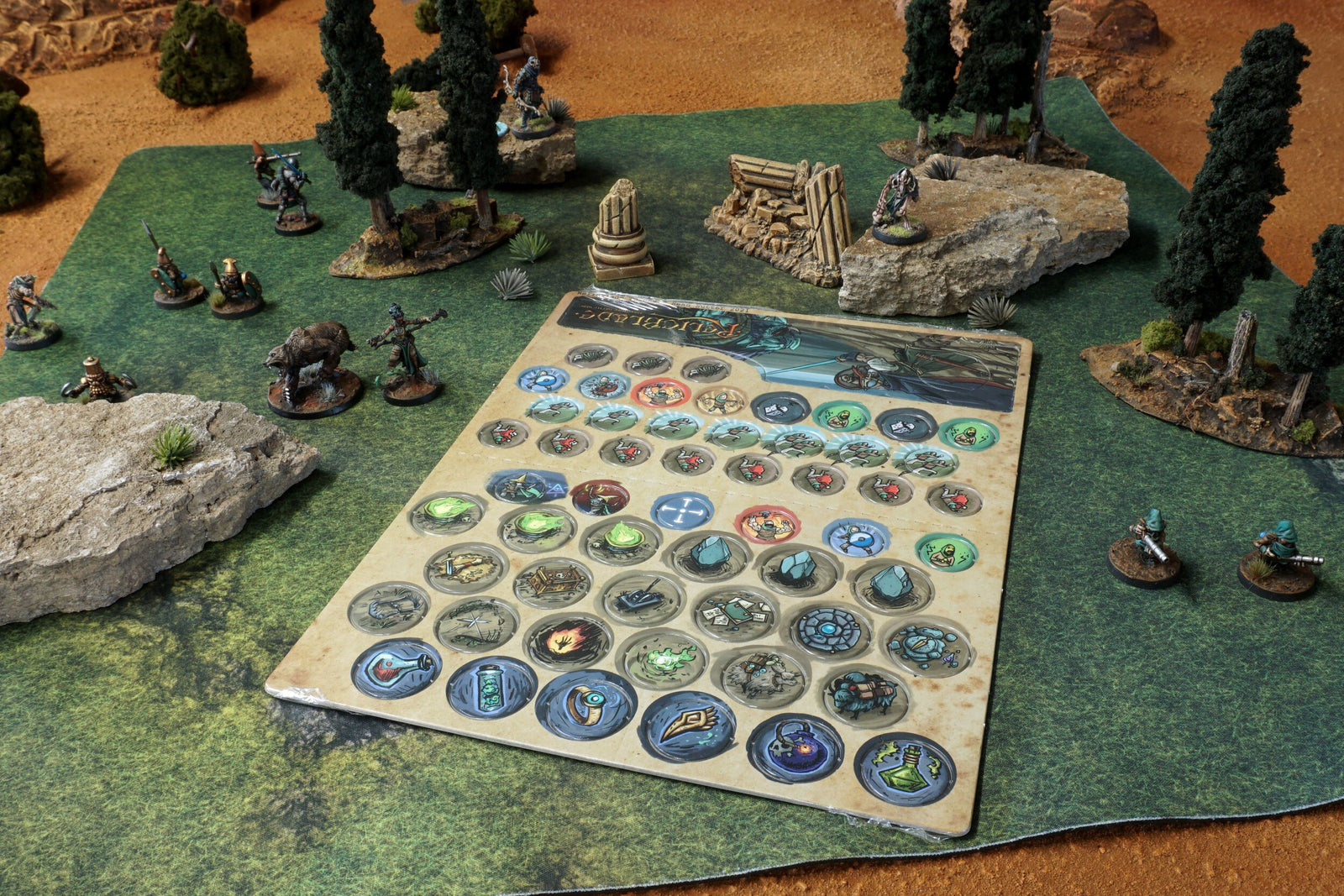 Deluxe Relicblade Token Set  Metal King Studio Exit 23 Games Deluxe Relicblade Token Set