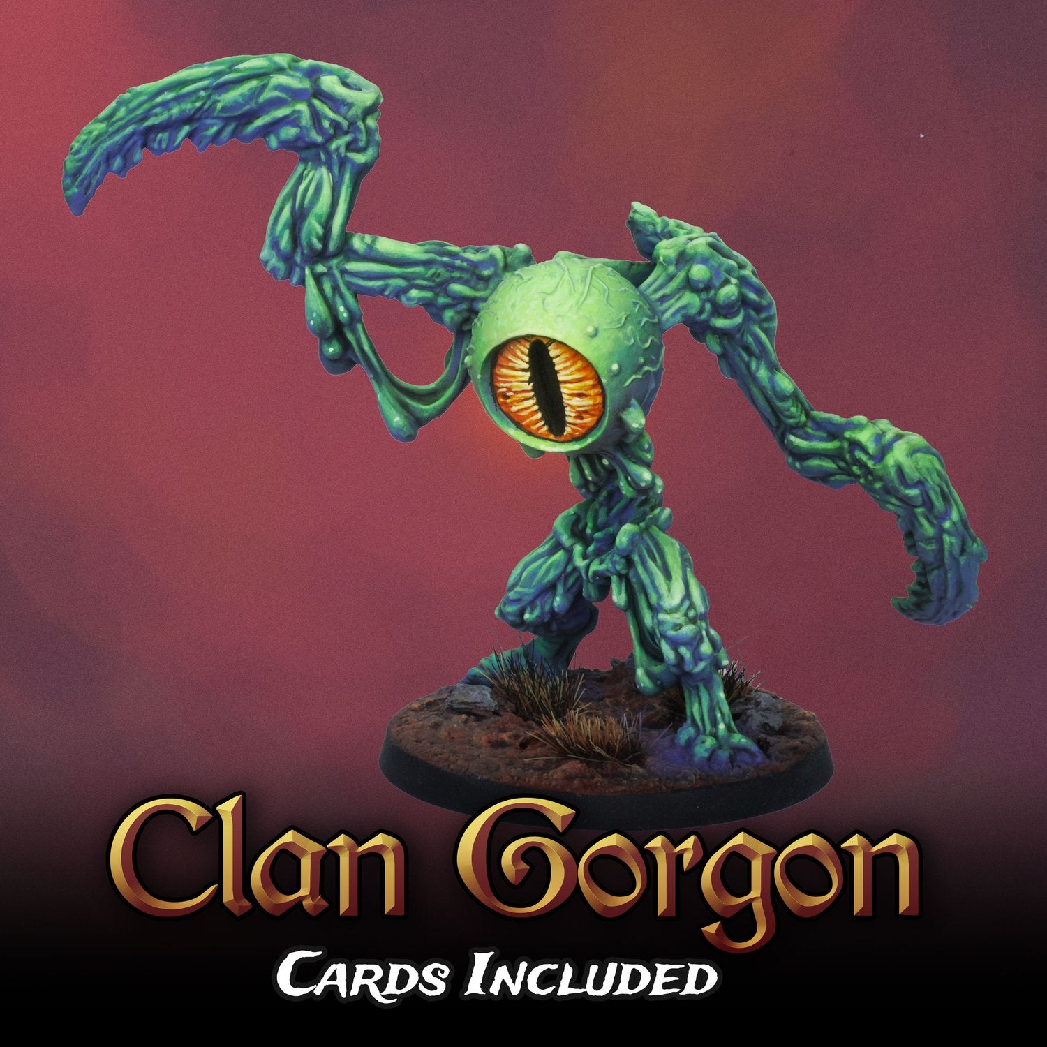 Clan Gorgon Miniature Metal King Studio Exit 23 Games Clan Gorgon