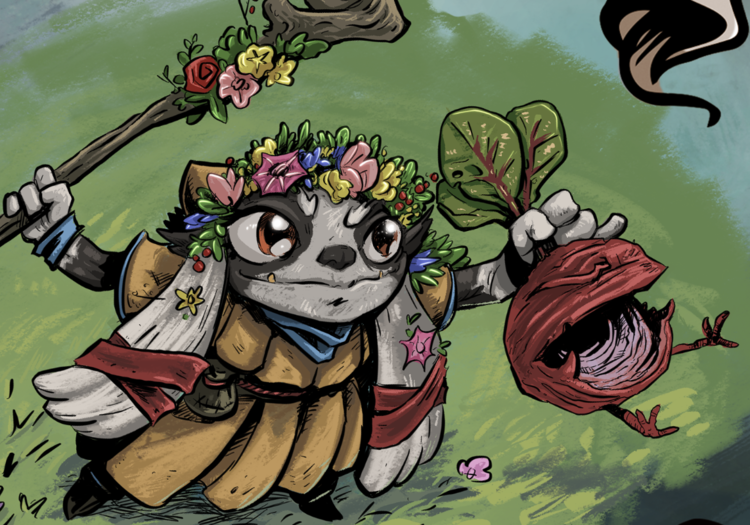 Akadh Botanist with Neutral Character Card and Upgrade Card Miniature Metal King Studio Exit 23 Games Akadh Botanist with Neutral Character Card and Upgrade Card