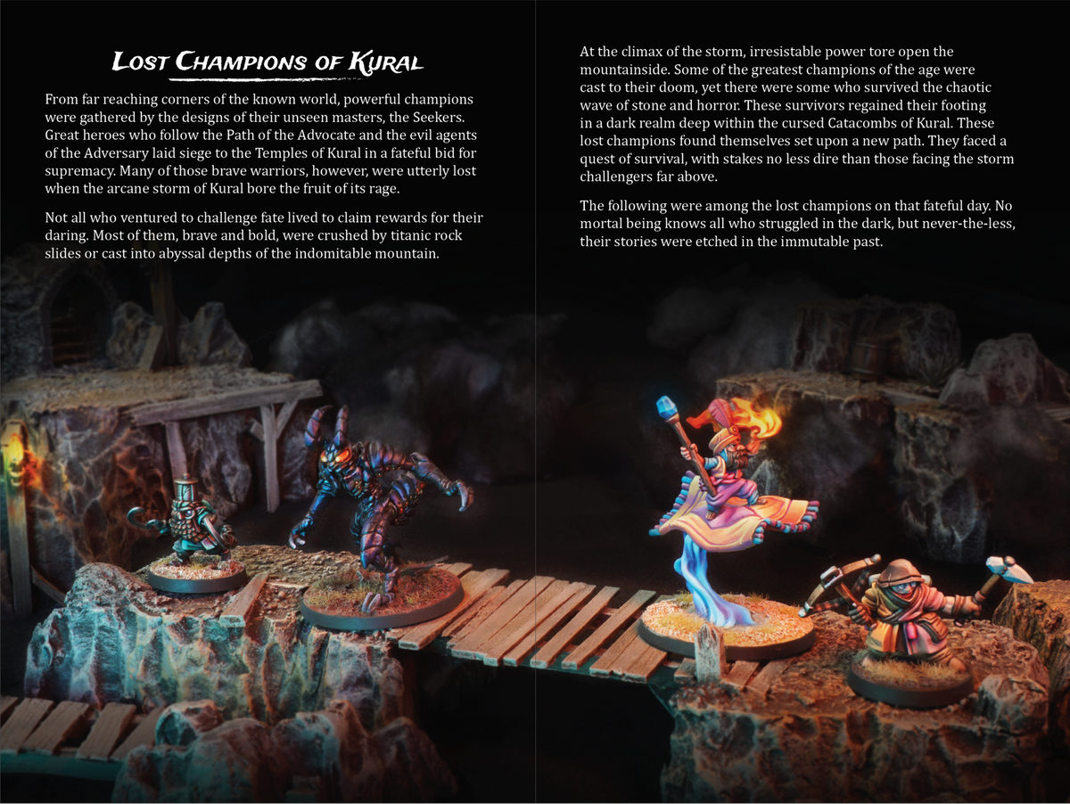 Catacombs of Kural: Solo/Coop Adventure  Metal King Studio Exit 23 Games Catacombs of Kural: Solo/Coop Adventure