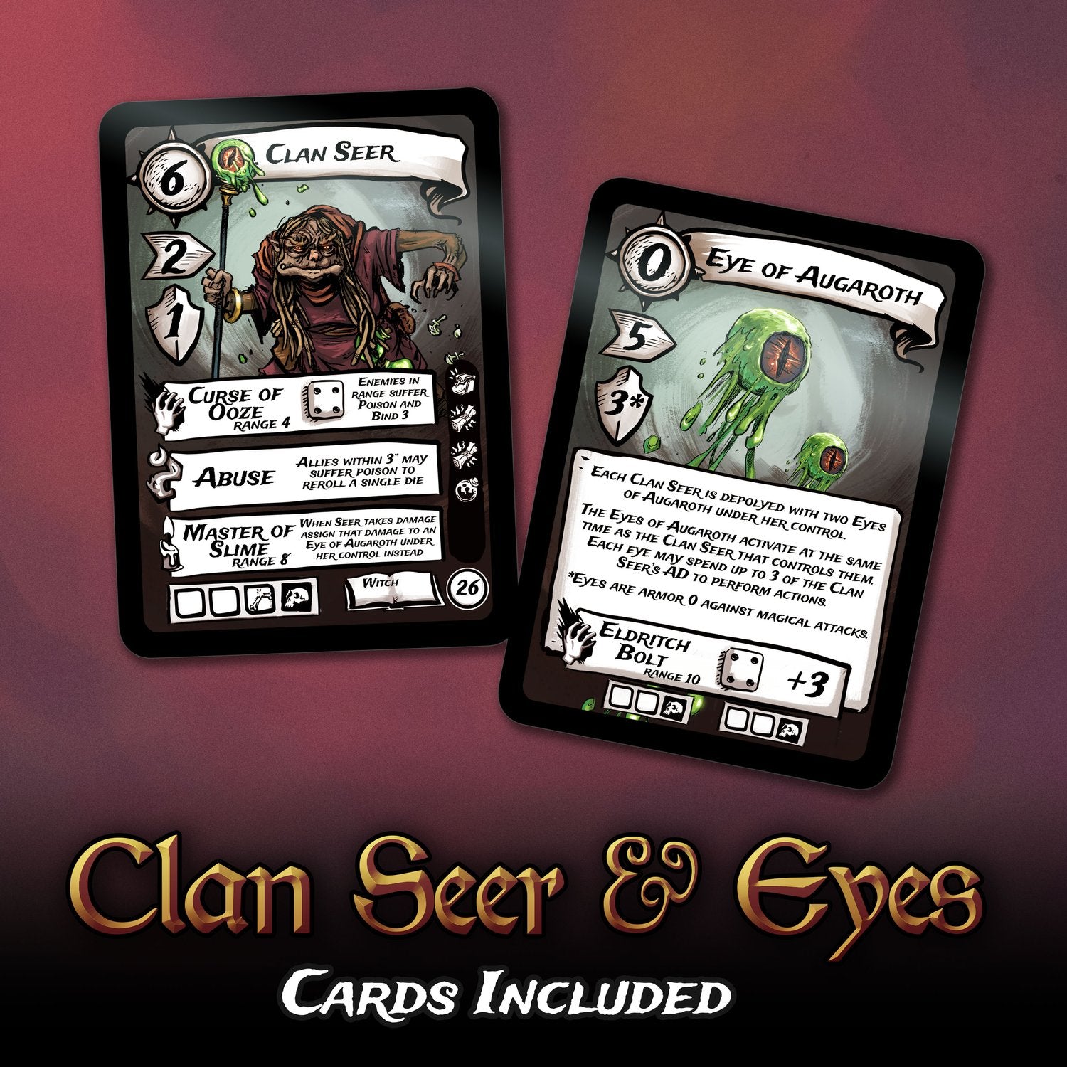 Clan Seer with Eyes of Augaroth Miniature Metal King Studio Exit 23 Games Clan Seer with Eyes of Augaroth