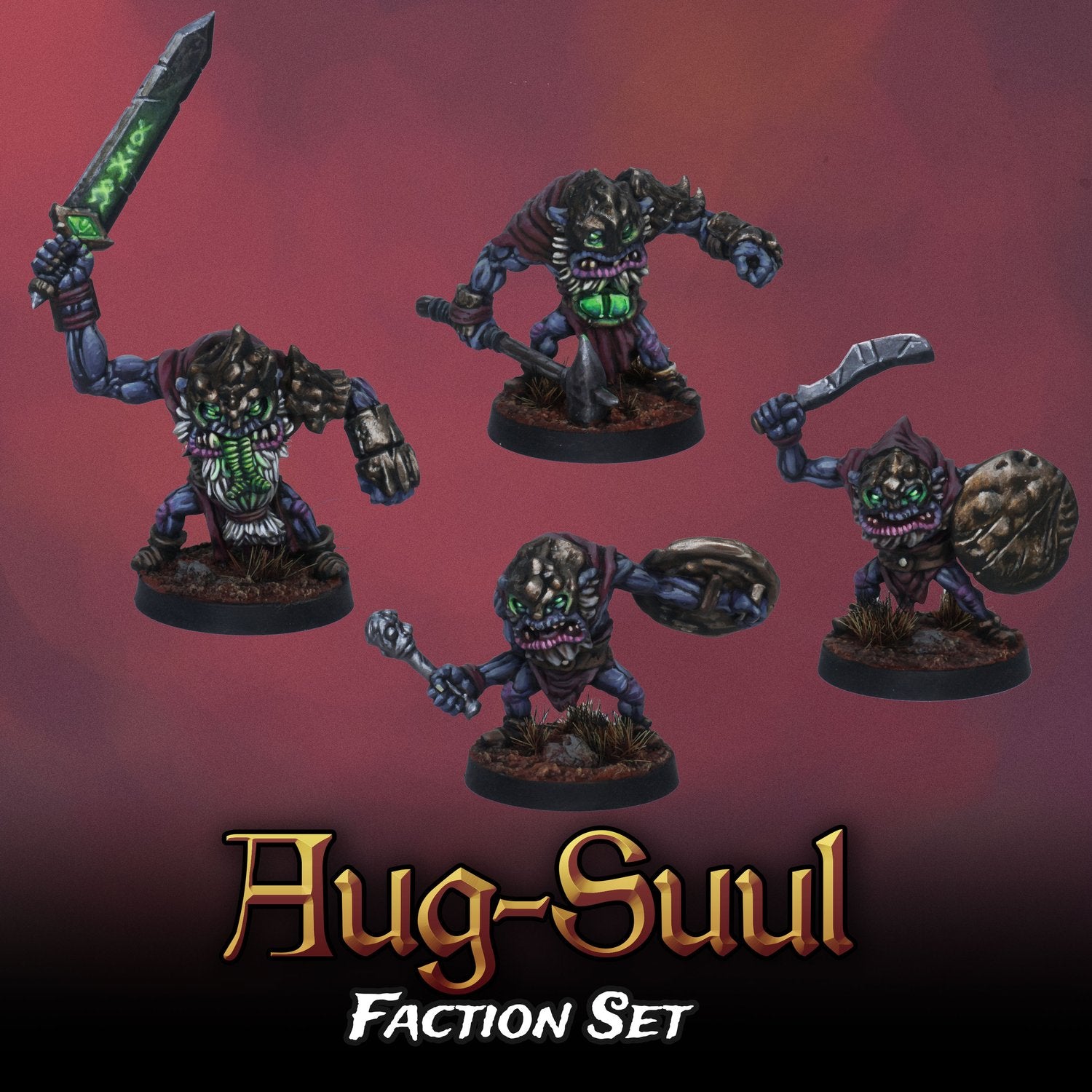 The Aug-Suul Faction Set  Metal King Studio Exit 23 Games The Aug-Suul Faction Set