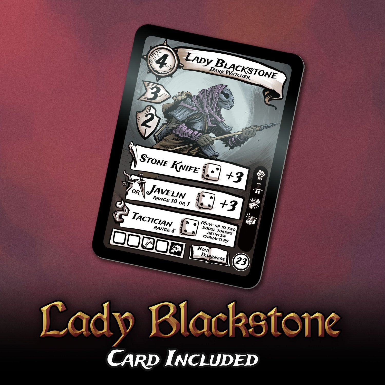 Paragon: Lady Blackstone Miniature Metal King Studio Exit 23 Games Paragon: Lady Blackstone