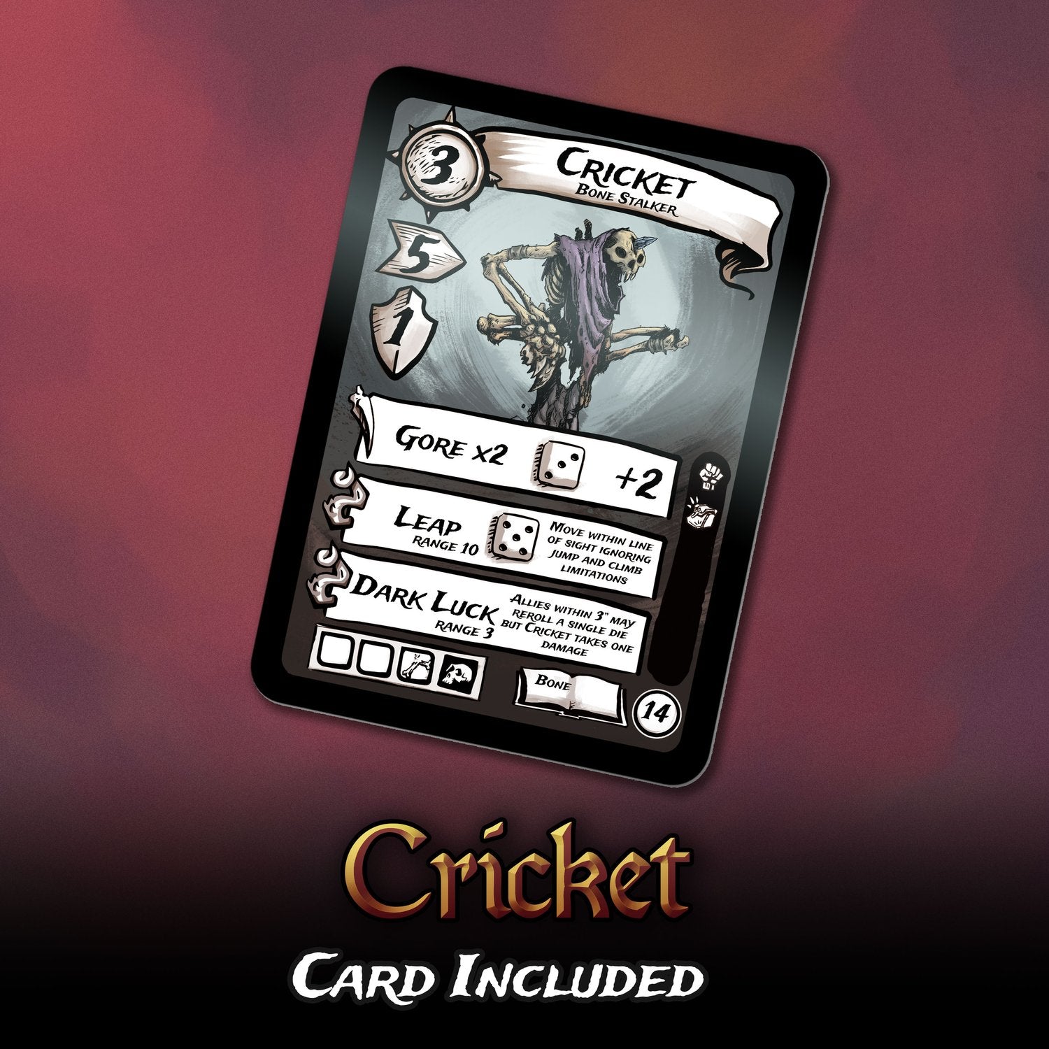 Paragon: Cricket Miniature Metal King Studio Exit 23 Games Paragon: Cricket