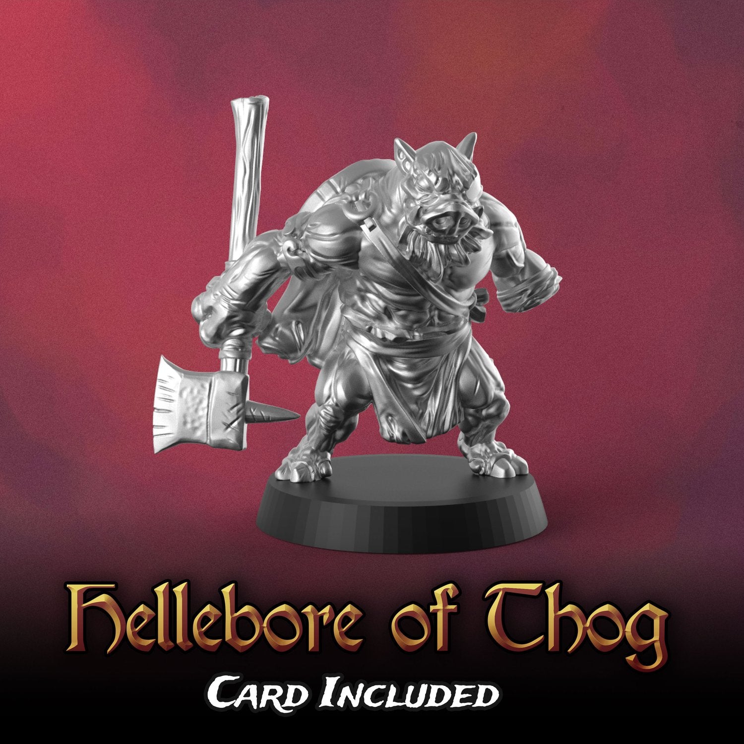 Paragon: Hellebore of Thog Miniature Metal King Studio Exit 23 Games Paragon: Hellebore of Thog