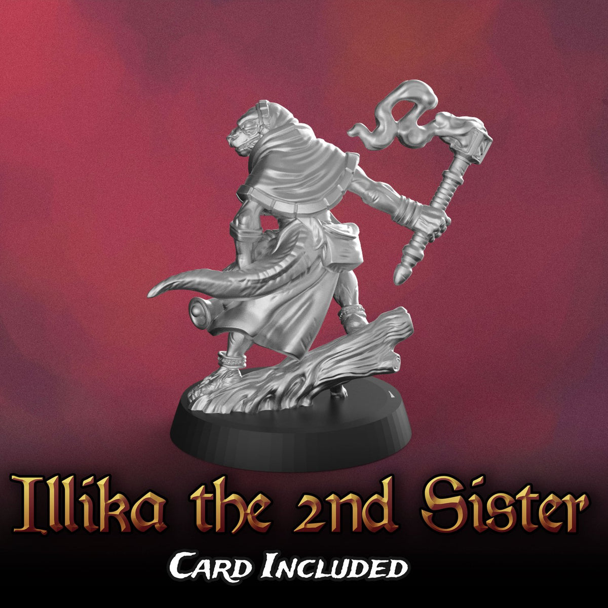 Paragon: Illika the Second Sister Miniature Metal King Studio Exit 23 Games Paragon: Illika the Second Sister