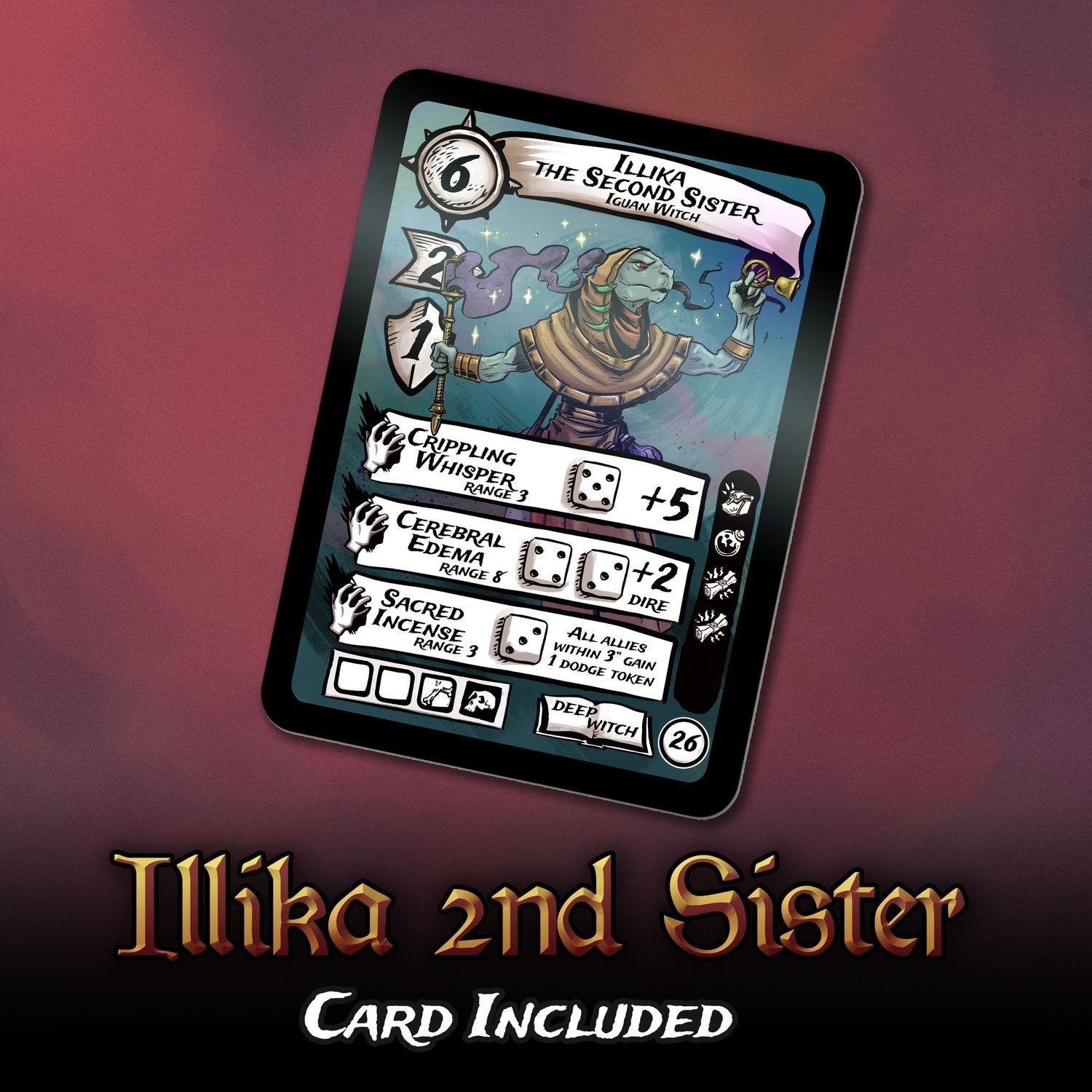 Paragon: Illika the Second Sister Miniature Metal King Studio Exit 23 Games Paragon: Illika the Second Sister