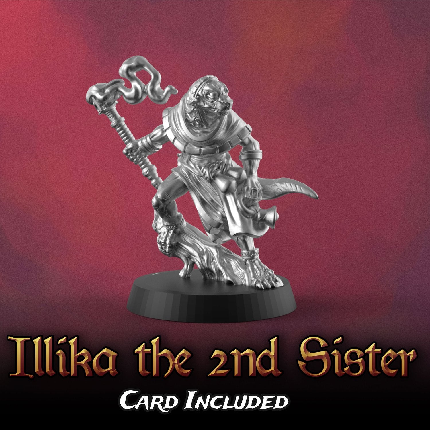 Paragon: Illika the Second Sister Miniature Metal King Studio Exit 23 Games Paragon: Illika the Second Sister