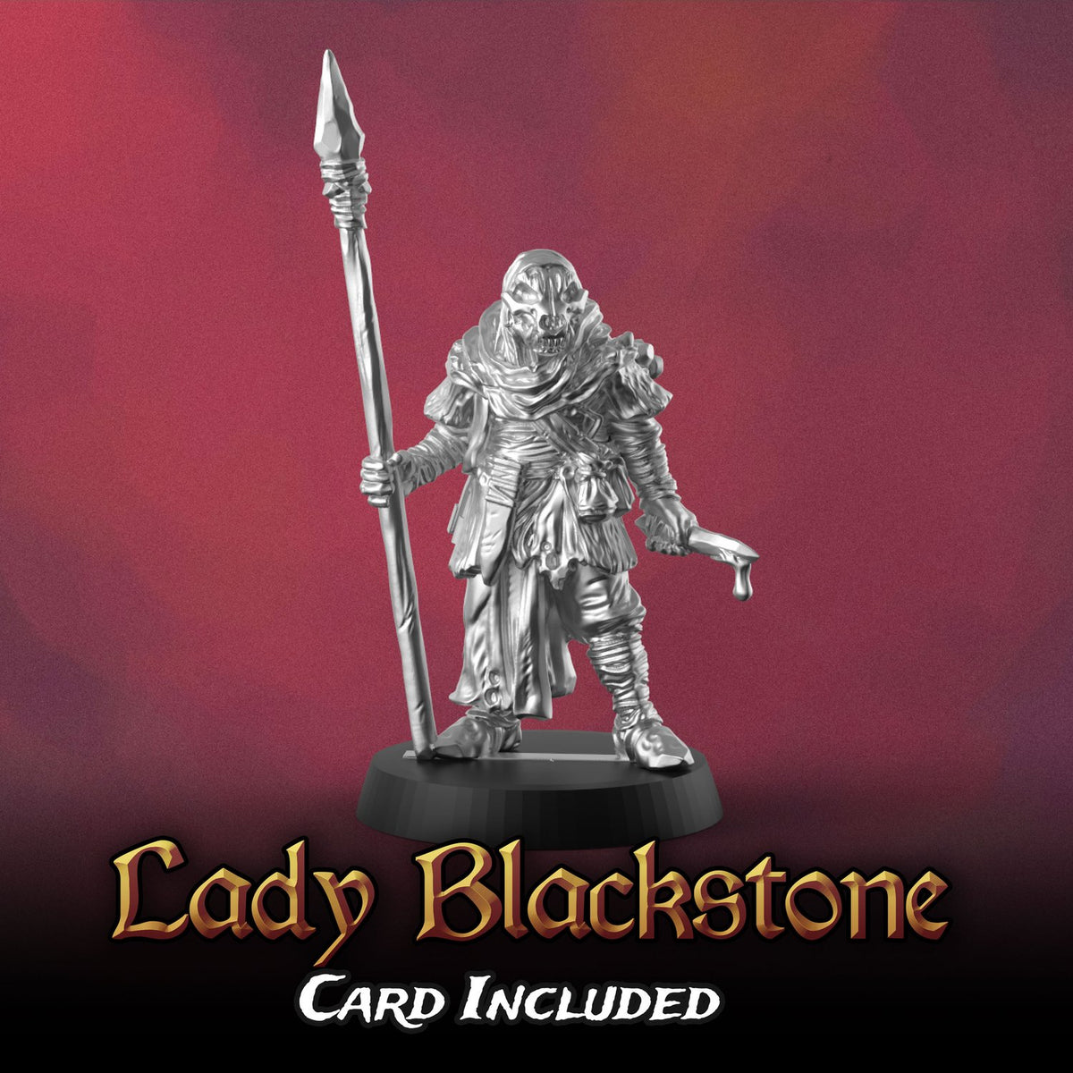 Paragon: Lady Blackstone Miniature Metal King Studio Exit 23 Games Paragon: Lady Blackstone