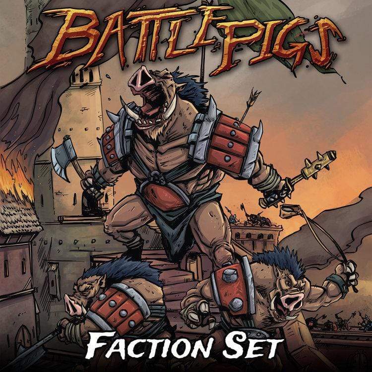 Battle Pigs Faction Set Miniature Metal King Studio Exit 23 Games Battle Pigs Faction Set