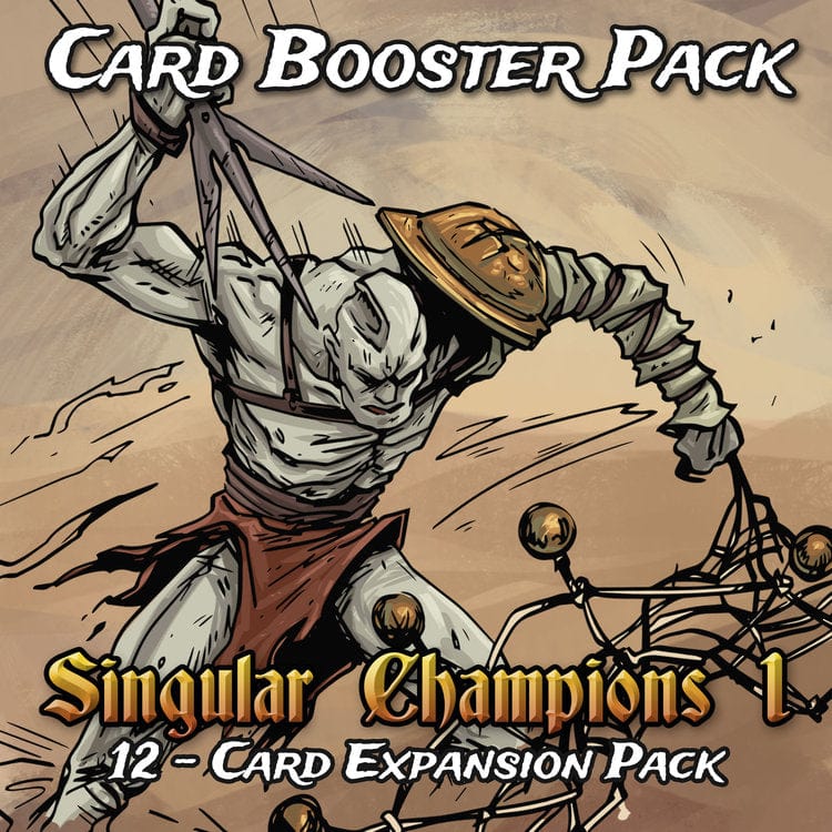 Singular Champions: Volume One 12-Card Expansion pack (physical) Trading Cards Metal King Studio Exit 23 Games Singular Champions: Volume One 12-Card Expansion pack (physical)