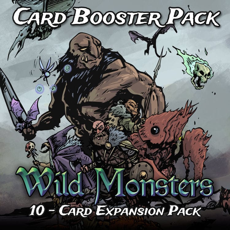 Wild Monsters 10-Card Expansion Pack (Physical)  Metal King Studio Exit 23 Games Wild Monsters 10-Card Expansion Pack (Physical)