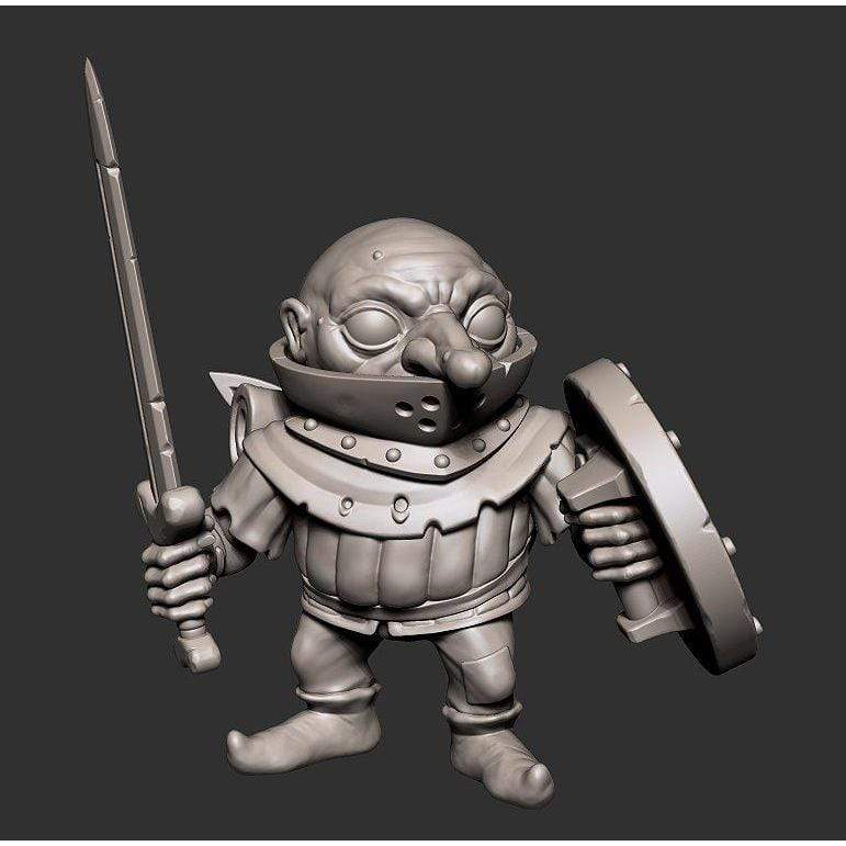 Rollo the Masterful - Spriggan Adventurer Miniature Monkstone Miniatures Exit 23 Games Rollo the Masterful - Spriggan Adventurer