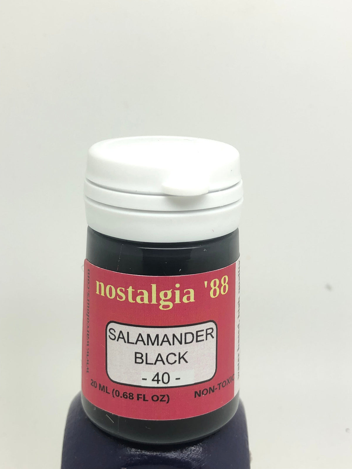 #40 - Salamander Black Oldhammer Classic Retro Acrylic Paint Paint Warcolours Exit 23 Games #40 - Salamander Black Oldhammer Classic Retro Acrylic Paint